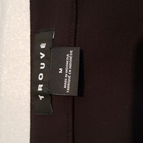 Trouvé NEW Metal Grommet Hem High Low Side Slit SKIRT Black NWT Business 🎉HP🎉 - Picture 5 of 16